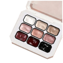 BORN PRETTY 9 Colors Gradient Painting Gel Nail Polish Manicure Gel Quick Flower Paint Drawing Gel Nail Polish Dust