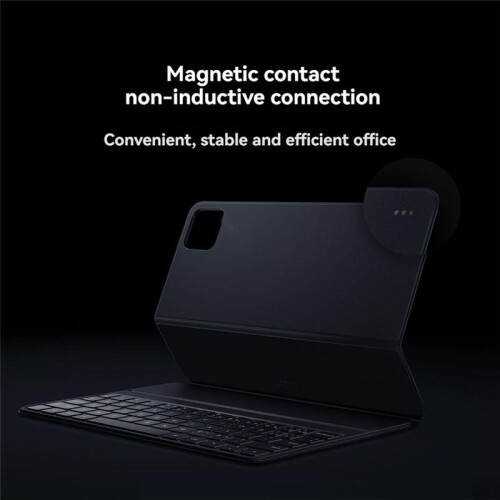 Compatible with  Keyboard Case for Pad 7/ 7 Pro  Wake- Wireless Magnetic 11.2inch PU Protective Sheath White 2