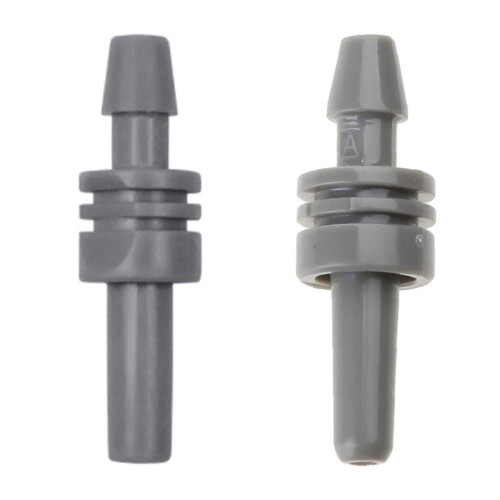 (Right angle, 5MM) Plastic BP Arm Cuff Connector Replacement Single Tube Air Hose Adapter Easy Use Multicolor 2