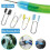 (Blue) Brosse de nettoyage pour aquarium noir 2