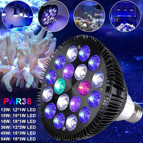 (15W) LED Full Spectrum Aquarium Light Bulb 2