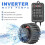 (Black, Eu plug) Fish Tank Magnetic Wavemaker Powerhead Digital LED Controller Inverter Pump EU Plug 2