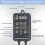 (Black, Eu plug) Fish Tank Magnetic Wavemaker Powerhead Digital LED Controller Inverter Pump EU Plug 5