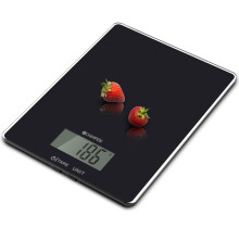 Kjøkkenvekt Glass 5kg KV110 Sort