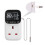(UK Plug) High Precision Digital Display 230V 16A Temperature Controller Socket 2