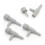 (white, 10pcs) 10 Pack Adjustable Aquarium Air Valve 4mm Tube Oxygen Pump Splitter 5