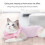 (Light Blue, M) Post-Surgery Cat Bodysuit for Wound Healing and Castration Protective Garment Green Size S 2