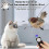(Sparrow, One size) Rechargeable Interactive Cat Toy with Electric Simulated Bird 2