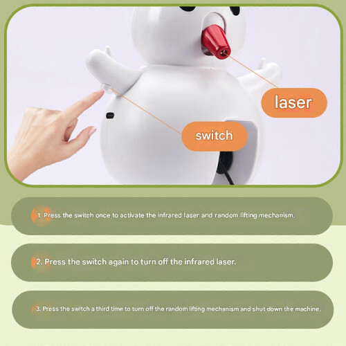 (B) Exciting Random Motion Electronic Pet Toy for Active Fun Multicolor 1