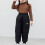 Down Pants for Kids Elastic Windproof Lightweight Black 4