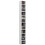 204 CD Tall Narrow Media Storage Tower - White 1
