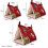 (Blue) Blue Warm Parrot Hammock Hideaway Hut for Hamsters Budgies Conures 3