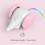 (Pink) Smart Interactive Cat Toy with LED Lights and Wicked Mouse for Indoor Cats 2