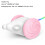 (Pink) Smart Interactive Cat Toy with LED Lights and Wicked Mouse for Indoor Cats 3