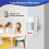 Infrared Detector Motion Sensor PIR Human Body Movement Alarm Welcome Security 2 Modes 120dB 433MHz Remote Control 6