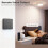 Tuya  WIFI Light  with 5M  Human Motion Detection Alarm Sensor No Need Neutral Wire  2Gang 6