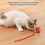 (Green) Smart Electric Interactive Self-Rolling Ball Cat Teaser with Lights and Auto-Avoidance 2