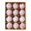 Christmas Ball Ornaments White Red 12PCS 80mm 1