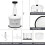 Manual Food Processor - Multi-Function Salsa Maker, Hand Chopper, and Salad Spinner with Stainless Steel Blades 7