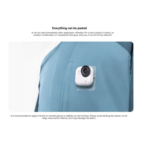 For  GO Ultra Stickers Snap- Design with Adhesive Base Securely Fixes Single Camera for Shooting 1