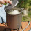 Camping Ultralätt Titan Vattenmugg Picknick Vattenmugg Kaffe Ölmugg 380ML 10