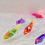 (Set B) Glowing Auto Moving Fish Cat Toy Active Play Pet Safe Battery Powered 4pc Multicolor 5