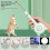(Green) XinHan pcy Multi-Function Interactive Cat Toy 5 Light Patterns Retractable Wand Comb Brush 4