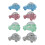 (Dark Grey, L) Large Size Simple Gerbil Activity Wheel Strong ABS Vehicle Plan for Small Pet Blue S 4