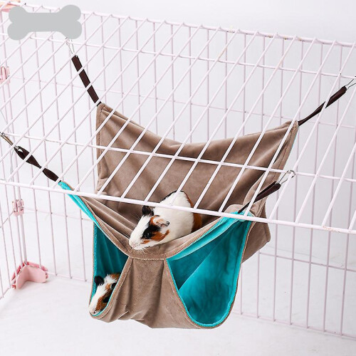 (Tunnel) Warm Plush Small Animal Hanging Hammock Cute Universal Bed 2