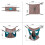 (Hammock Sleeping Bag) Warm Plush Small Animal Hanging Hammock Cute Universal Bed 4