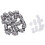80 Pcs Copper 5mm Light Emitting Diode LED Holder Mount Panel Display 8