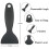 20 PCS Plastic Spatula Resin Scraper, Flexible Paint Scraper Putty Knife Air Bubble Remover Sticker Installation Tool 5