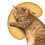 (White) Soft Polyester PP Cotton Cat Pillow for Deep Sleep - Cute Pet Accessory 5
