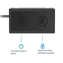 PC aan/Uit-Knop Desktop aan/Uit-Knop Externe Vergrendelingsschakelaars PC Voeding Knop Uitbreiding voor Computer