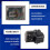 Motorcycle Ebike Solar Power Clock with Date Week Temperature LCD Backlit Display Waterproof Thermometer with Stand C 1