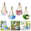 (C) Warm Plush Bird Hammock - Easy Hang Detachable Cage Nest for Parrots Multicolor 2