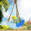 (C) Warm Plush Bird Hammock - Easy Hang Detachable Cage Nest for Parrots Multicolor 4