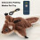 (D) Feather Flyer Upgraded Simulated Chirping Flapping Bird Cat Toy 4