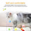 (30PCS) 10/20/30pcs Soft Plush Cat Balls Funny Assorted Colors Interactive Kitten Toys Play 3