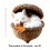 Forest Animal Acorn Ornaments for Christmas Tree – White 4