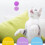 (30PCS) 10/20/30pcs Soft Plush Cat Balls Funny Assorted Colors Interactive Kitten Toys Play 4