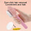 (Green) Soft Round Teeth Cat Grooming Comb for Sensitive Skin 5