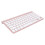 2X 2.4Ghz Ultra-Thin Wireless Keyboard and Mouse Combo with USB Receiver Mouse Keyboard Set(Rose Gold) 8