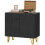 Modern Luxe High Gloss Sideboard, with Hairpin Legs - Black 2