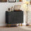 Modern Luxe High Gloss Sideboard, with Hairpin Legs - Black 3