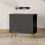 Modern Luxe High Gloss Sideboard, with Hairpin Legs - Black 5