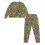 Women's Thanksgiving Pajama Set Turkey Pumpkin Print 2