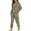 Women's Thanksgiving Pajama Set Turkey Pumpkin Print 4