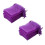 60 Sacchetti Bustine Buste Regalo VIOLA Porta Gioielli 2