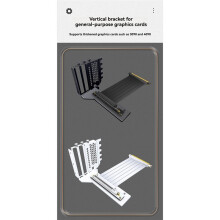 Soporte de Tarjeta Gráfica PCIE 5.0 16X, Cable de Elevación PCI-e, Cable de Extensión de 20CM para Tarjetas Gráficas 3090 4090 A